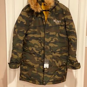 Milano winter camo coat, unisex XL